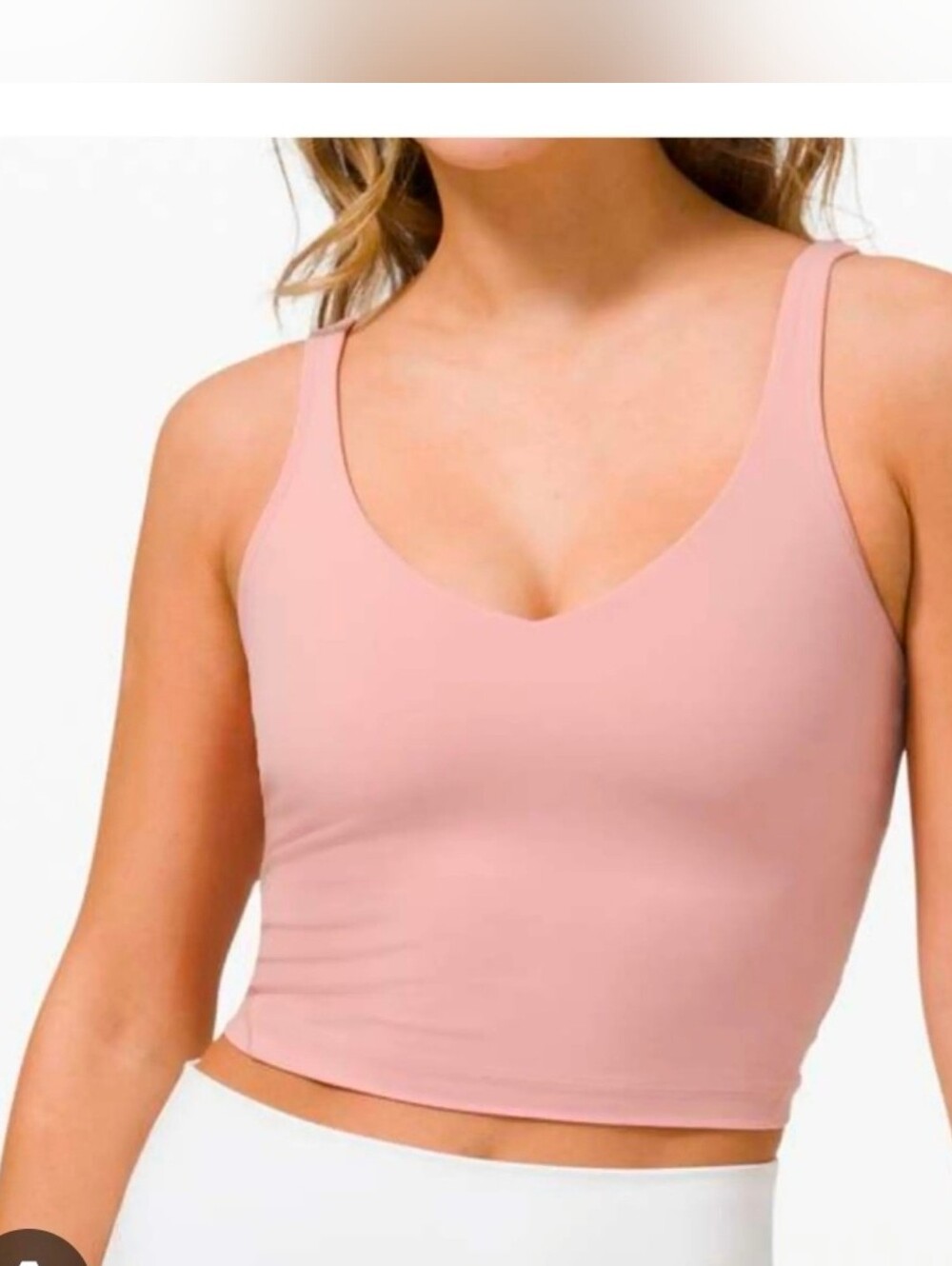 Lululemon Align Tank Top Size 8 Pink Built-In Shelf Bra Nulu Yoga Athleisure